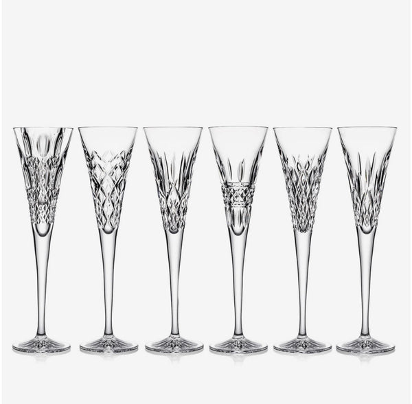 Waterford Flute Set of 6