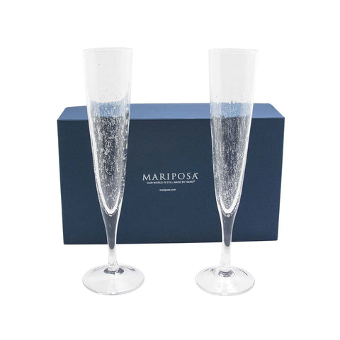 Mariposa Bellini Champagne Flute Set