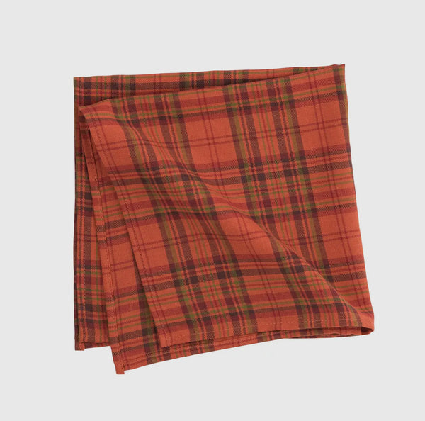 Clark Harvest Plaid Napkin Set of 6