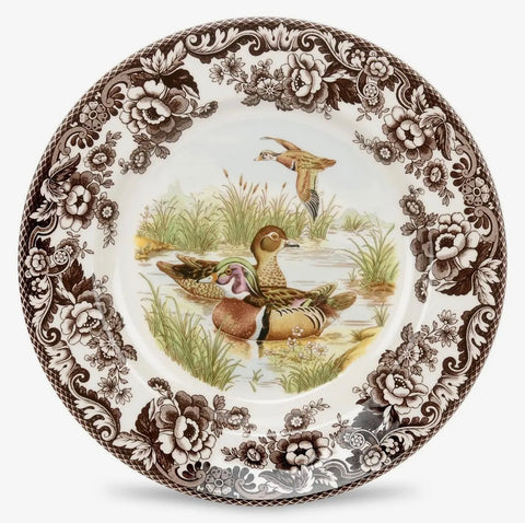 Spode Woodland Birds Wood Duck Luncheon Plate