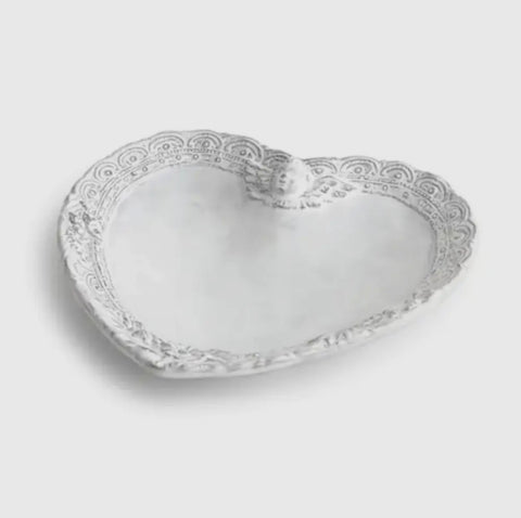 Arte Italica Cherubino Heart Plate