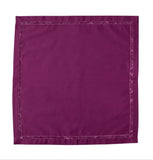 Juliska Velvet Trim Napkin in Plum