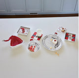 Mariposa Hugging Santa Candy Dish