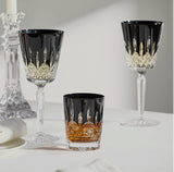 Waterford Lismore Black Double Old Fashioned, Set of 2