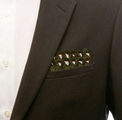 Brackish Juneau Pocket Square