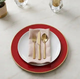 Jaye’s Studios Gold Rim Chargers (set of 4)