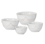 Juliska Berry & Thread Whitewash Nesting Prep Bowl Set/4