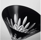 Waterford Lismore Black Martini 7.5 oz, Set of 2