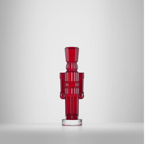 Waterford Christmas Crystal Red Standing Nutcracker