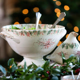 Arte Italica Natale Footed Bowl with Handles