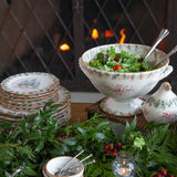 Arte Italica Natale Footed Bowl with Handles