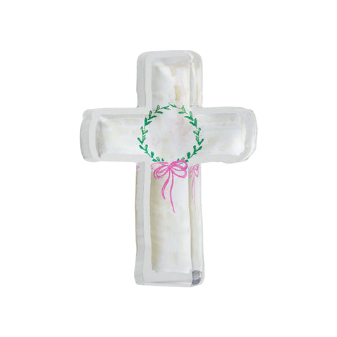 Over The Moon Acrylic Cross