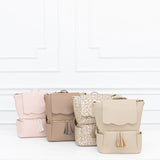 Hollis Rose Gold Leopard Diaper Bag