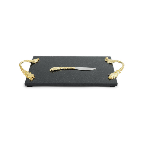 Michael Aram Plume Cheeseboard w/ Knife