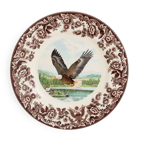 Spode Woodland Eagle 250th Anniversary 8 Inch Plate