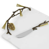 Michael Aram Pine Cheese Board with Knife