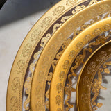 Arte Italica Vetro Gold Salad Plate