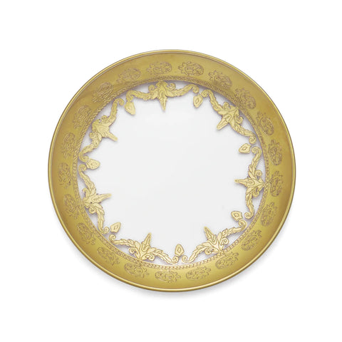 Arte Italica Vetro Gold Bread Plate