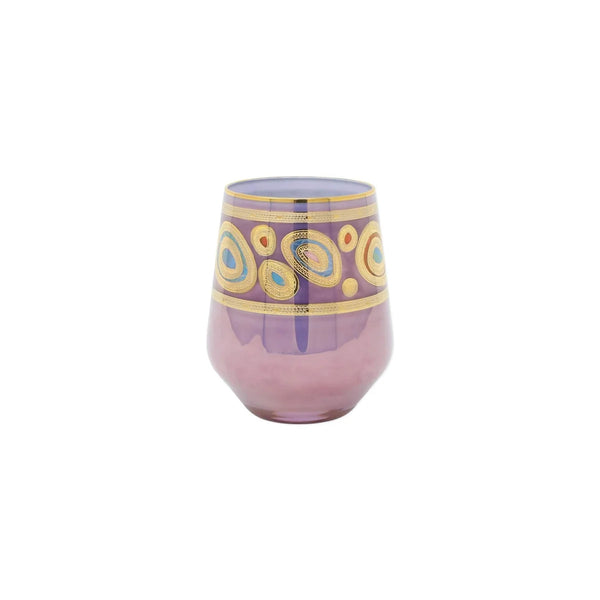 Regalia Stemless Wine Glass Purple