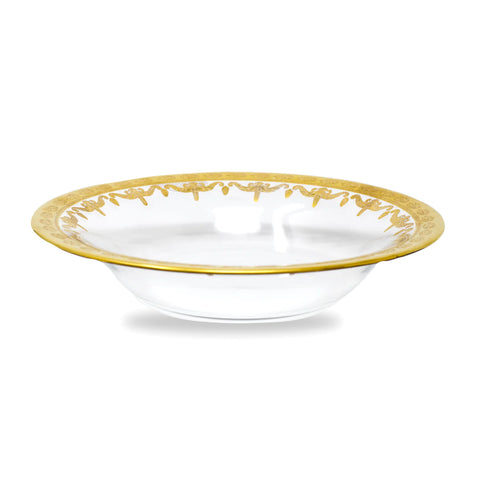 Arte Italica Vetro Gold Soup Bowl