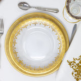 Arte Italica Vetro Gold Soup Bowl