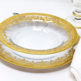 Arte Italica Vetro Gold Soup Bowl
