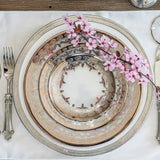 Arte Italica Vetro Platinum Bread/Canapé Plate