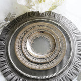 Arte Italica Vetro Platinum Salad/Dessert Plate