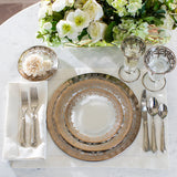 Arte Italica Vetro Platinum Salad/Dessert Plate