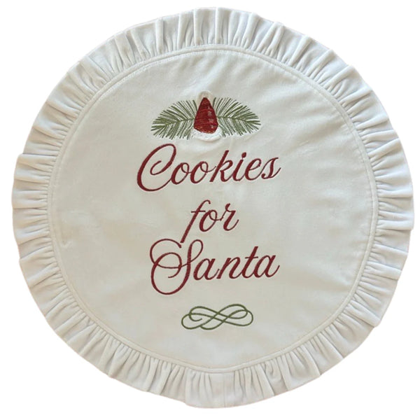Arte Italica Cookies for Santa Velvet Placemat