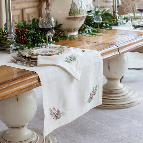 Arte Italica Natale Table Runner