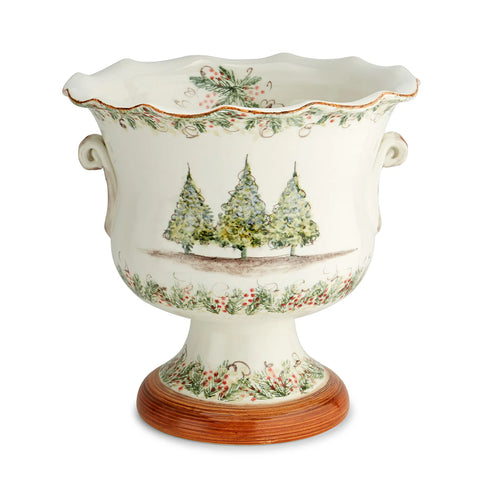 Arte Italica Natale Cachepot/Ice Bucket