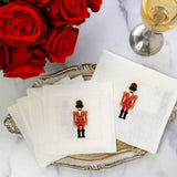 Arte Italica Nutcracker Cocktail Napkin Set of 4