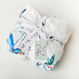 Over The Moon Victorian Ballerina Minky Blanket