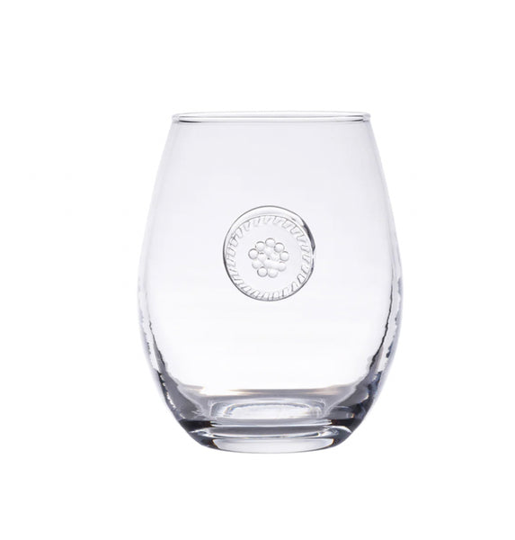 Juliska Berry & Thread Stemless White Wine Glass