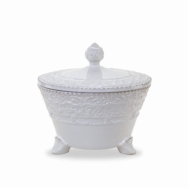 Arte Italica Footed Bowl with Lid