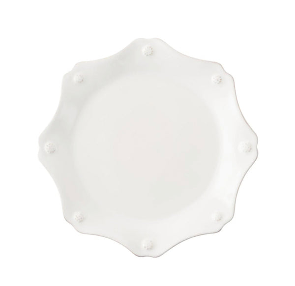 Juliska Berry & Thread Whitewash Scallop Salad Plate