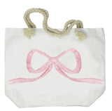Over The Moon Pink Bow Tote