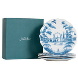 Juliska Country Estate Party Plates Set of 4 - Delft Blue
