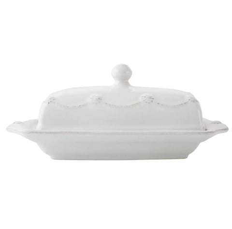 Juliska Berry & Thread Whitewash Butter Dish