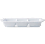 Juliska Berry & Thread Whitewash Melamine 3-Section Server