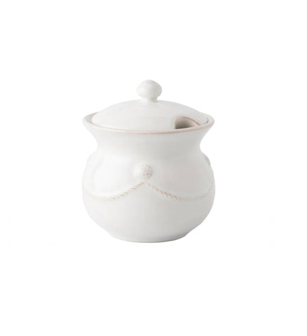 Juliska Berry & Thread Whitewash Lidded Sugar Pot