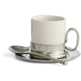 Arte Italica Tuscan Cup & Saucer with Spoon