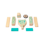 Magbot  Magnetic Wooden Blocks  Future Collection, 9 pieces