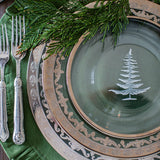 Arte Italica Vetro Etched Tree Plate