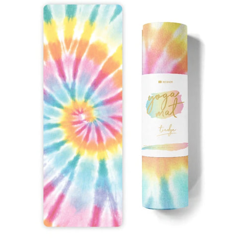 Recover Luxe Yoga Mat in Rainbow Tie Dye