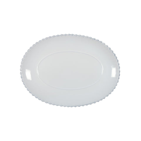 Costa Nova 14” Oval Pearled Platter