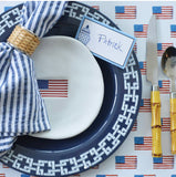 American Flag Paper Placemat Set