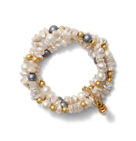 Multi-Pearl Stretch Bracelet Set