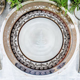 Arte Italica Vetro Etched Tree Plate